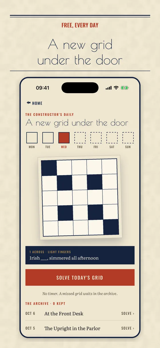 The Constructor's daily grid
